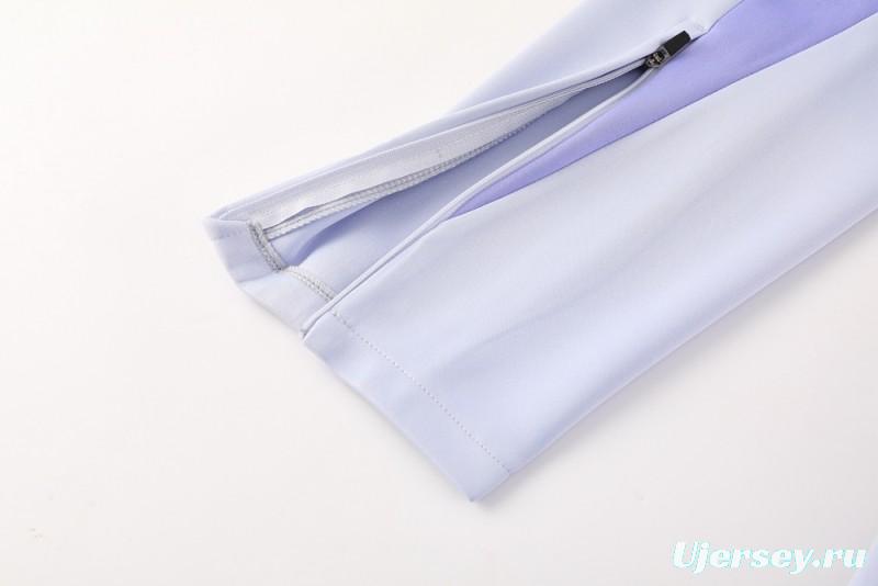 2025 NIKE Purple Full Zipper Jacket + Long Pants