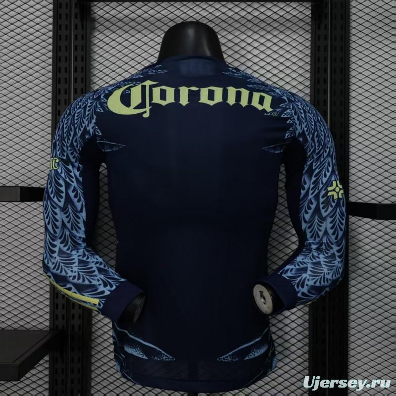 Player Version 25/26 Club America Away Long Sleeve Jersey