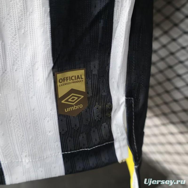 Player Version 25/26 Santos Away Jersey With Full Sponsors