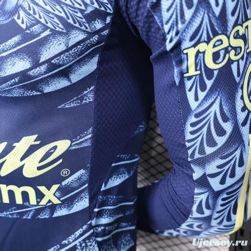 Player Version 25/26 Club America Away Long Sleeve Jersey