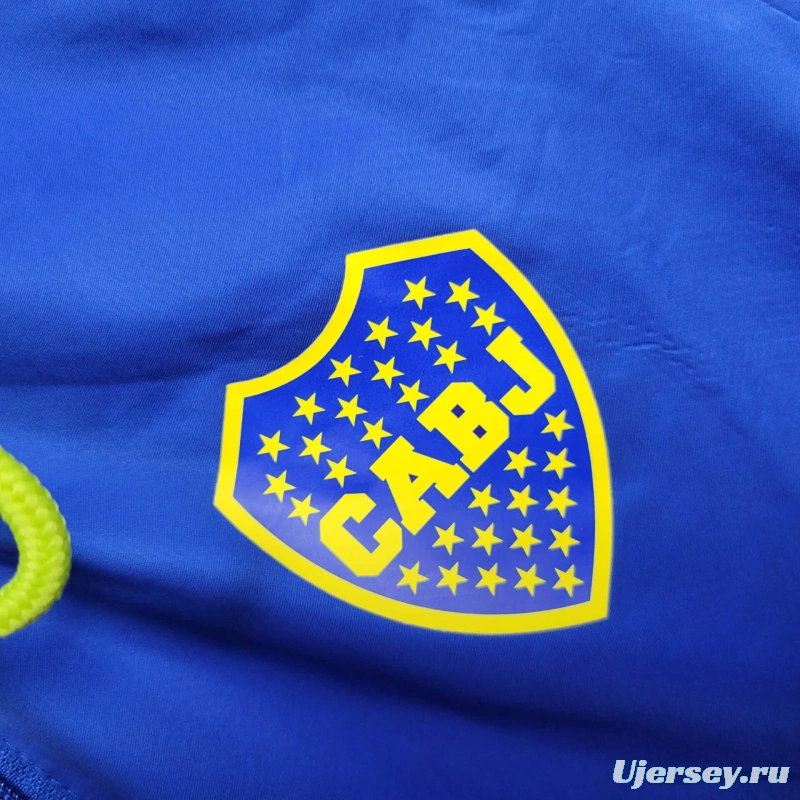 25/26 Boca Juniors Jacket Blue Windbreaker
