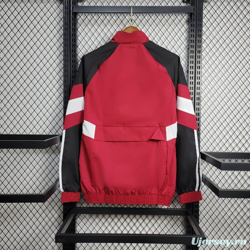 25/26 Nottingham Forest Jacket Red Windbreaker