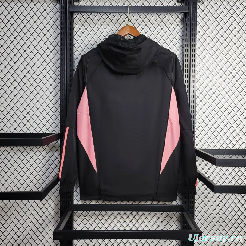 25/26 Bayern Munich Jacket Black Windbreaker