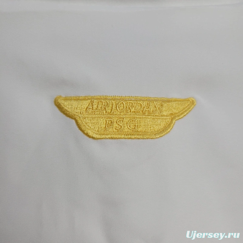 25/26 PSG Air Jordan Jacket White Windbreaker