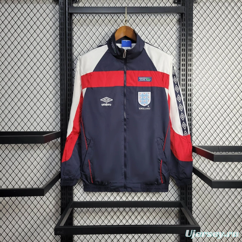 2025 England Jacket Navy/Red/White Windbreaker