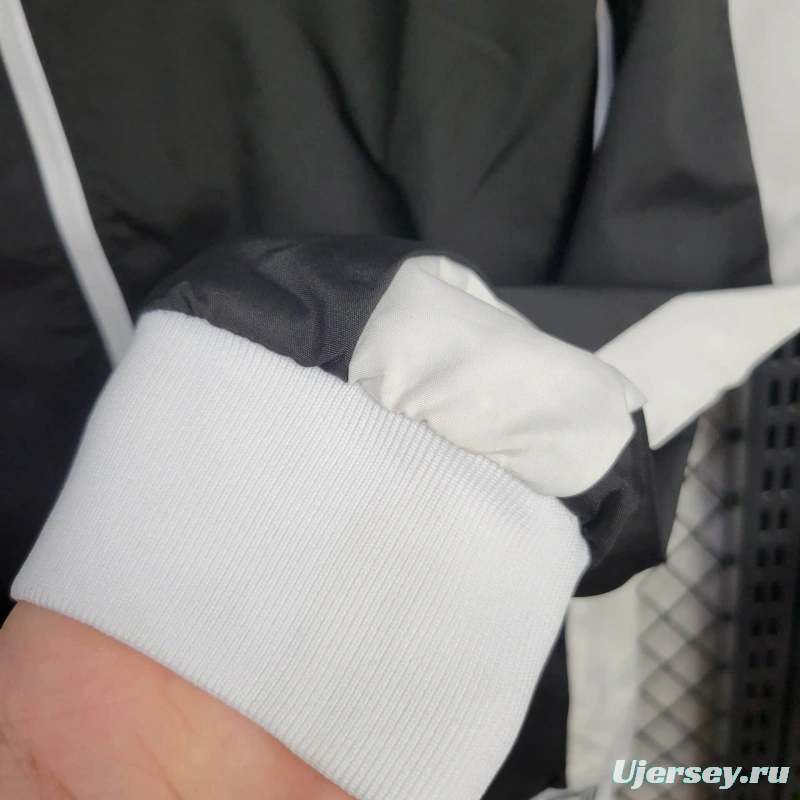 25/26 Santos Jacket Black Windbreaker