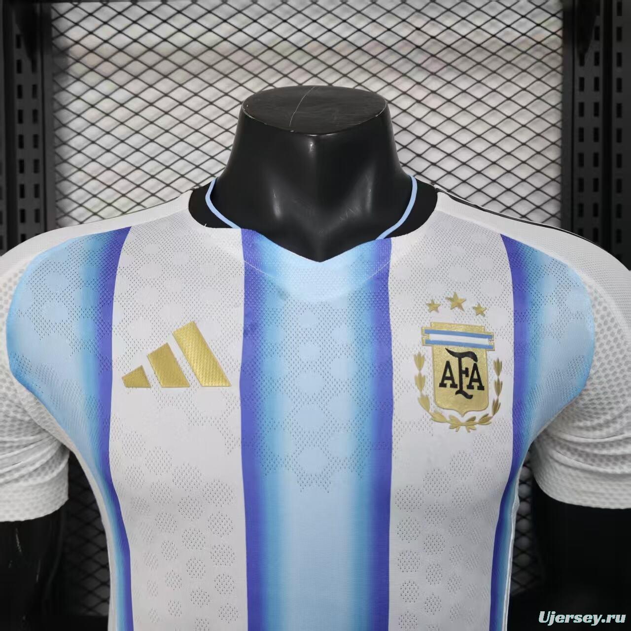 Player Version 2025 Argentina Home Jersey
