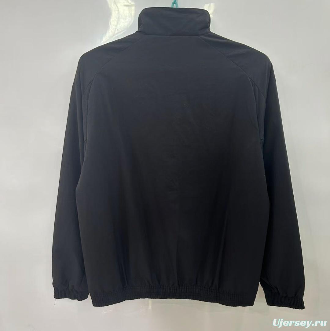 25/26 Liverpool Black Windbreaker