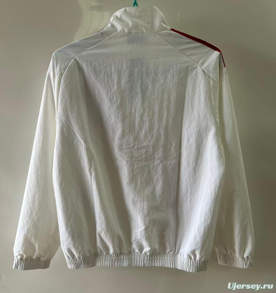 25/26 River Plate White Windbreaker