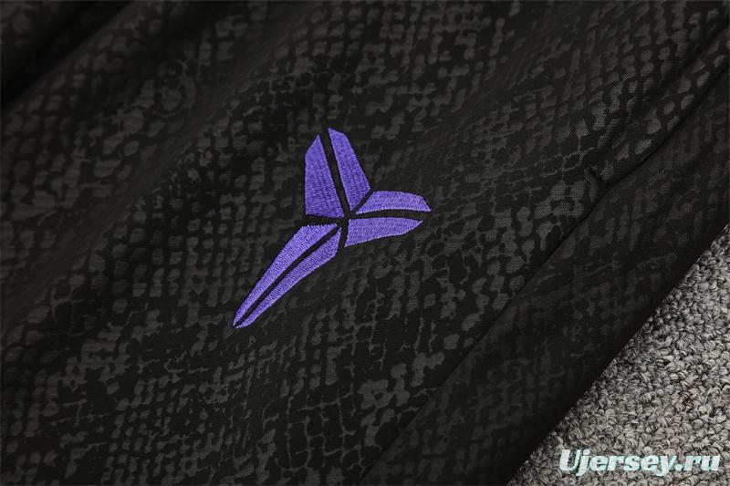 25/26 Barcelona Purple Joint Edition Half Zipper Jacket+Long Pants