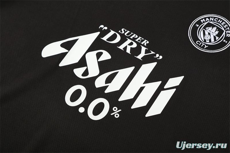 25/26 Manchester City Black with XS Short Sleeve+Soccer Shorts