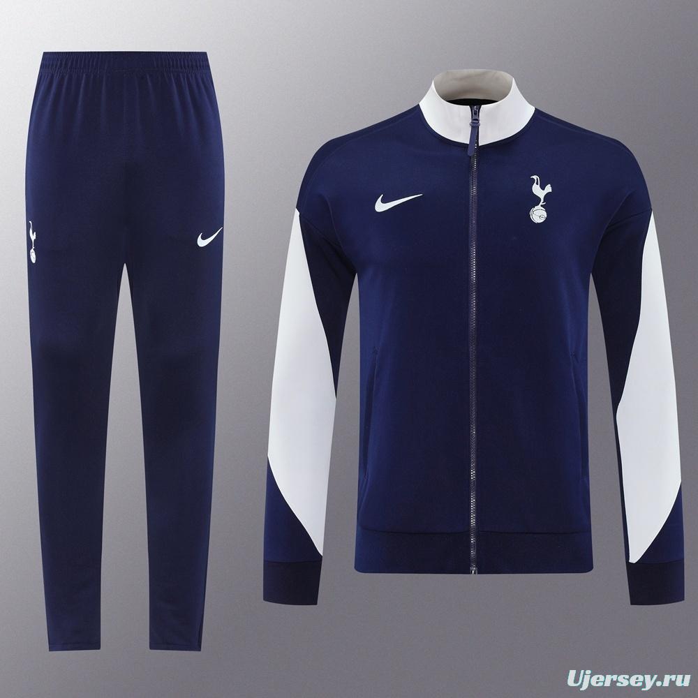 2025 NIKE Black/WHITE Full Zipper Jacket + Long Pants