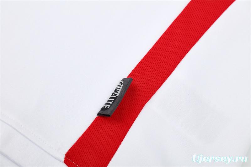 Retro 03/04 AC Milan White Half Zipper Jacket