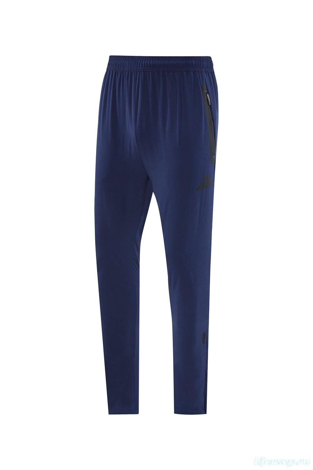 25/26 Adidas Navy Hoodie Full Zipper Jacket + Long Pants