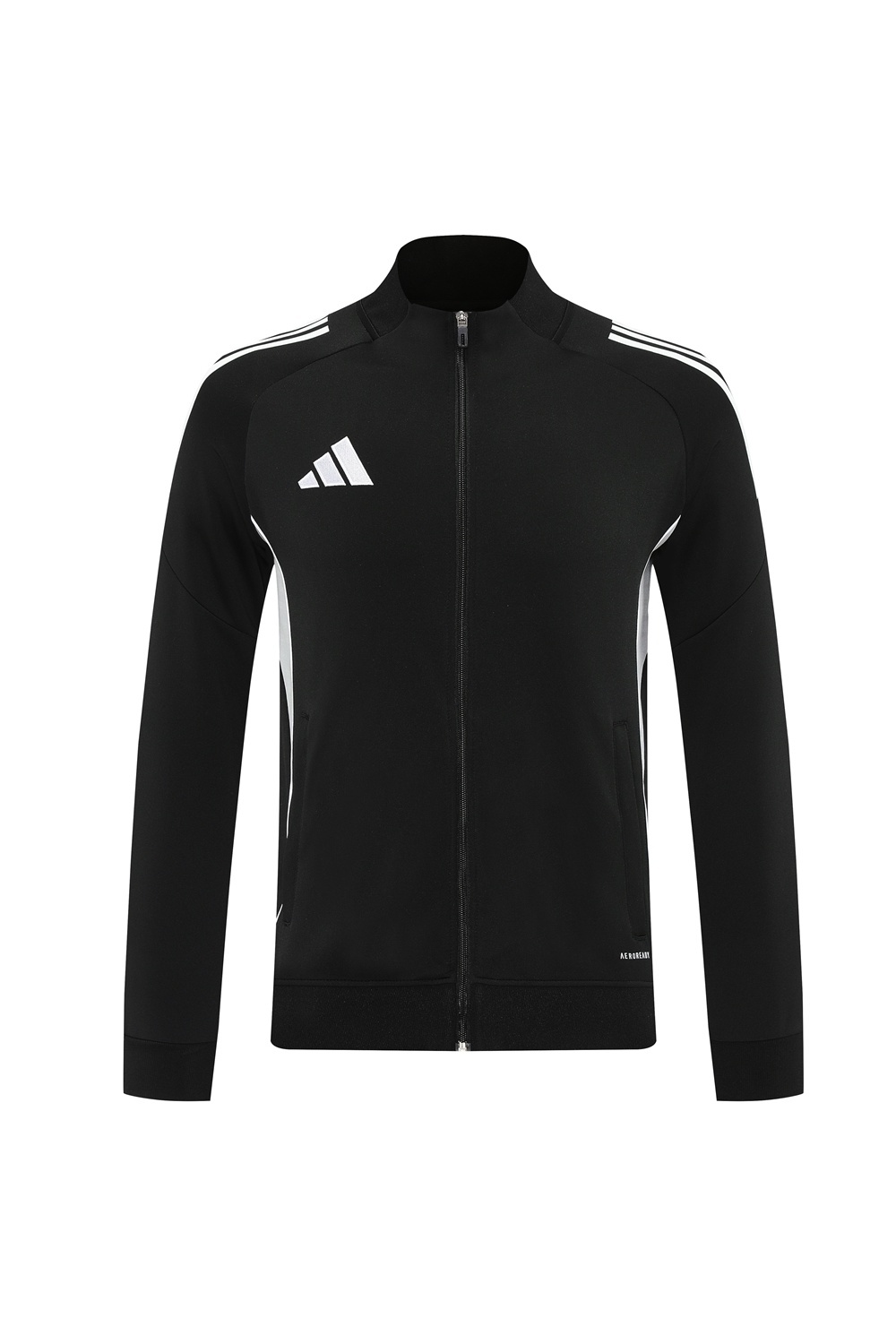 2025 Adidas Black Full Zipper Jacket + Long Pants