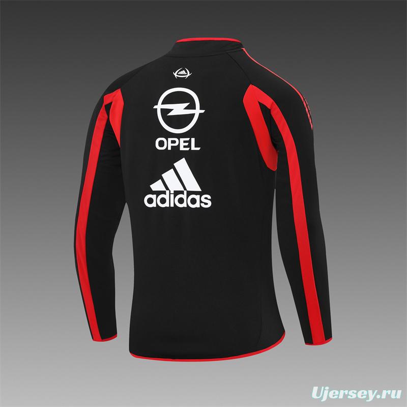 Retro 05/06 AC Milan Black Half Zipper Jacket