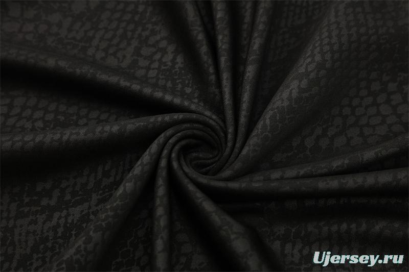 25/26 Barcelona Black Joint Edition Half Zipper Jacket+Long Pants