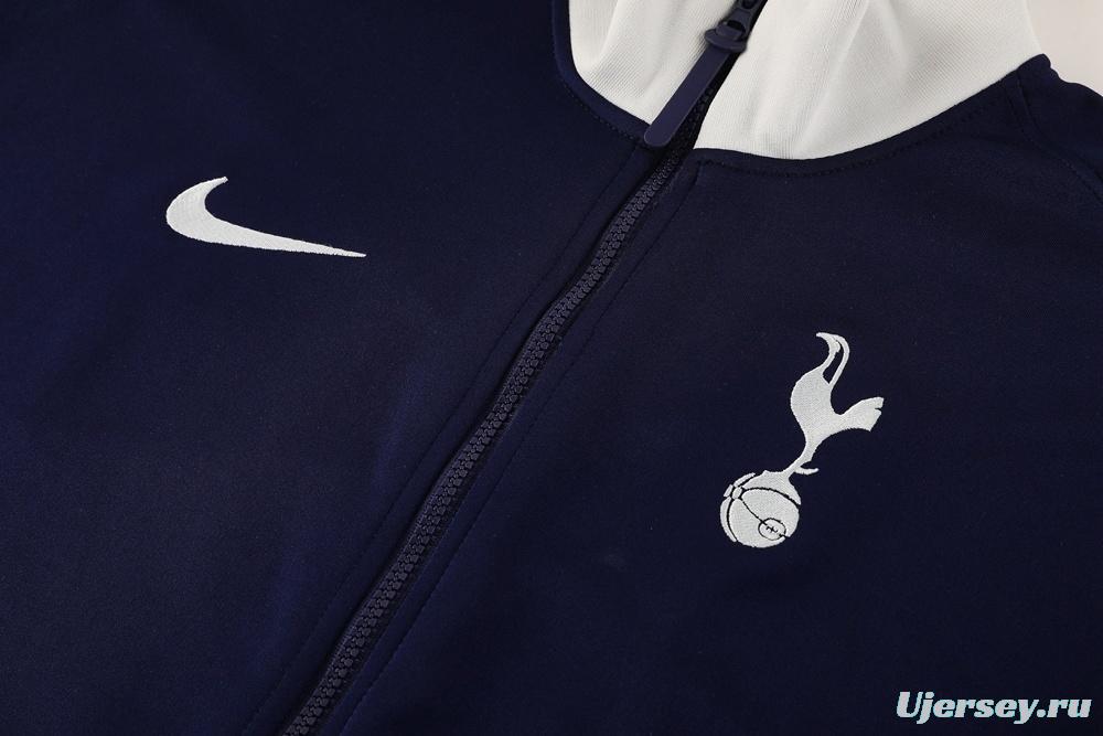 2025 NIKE Black/WHITE Full Zipper Jacket + Long Pants