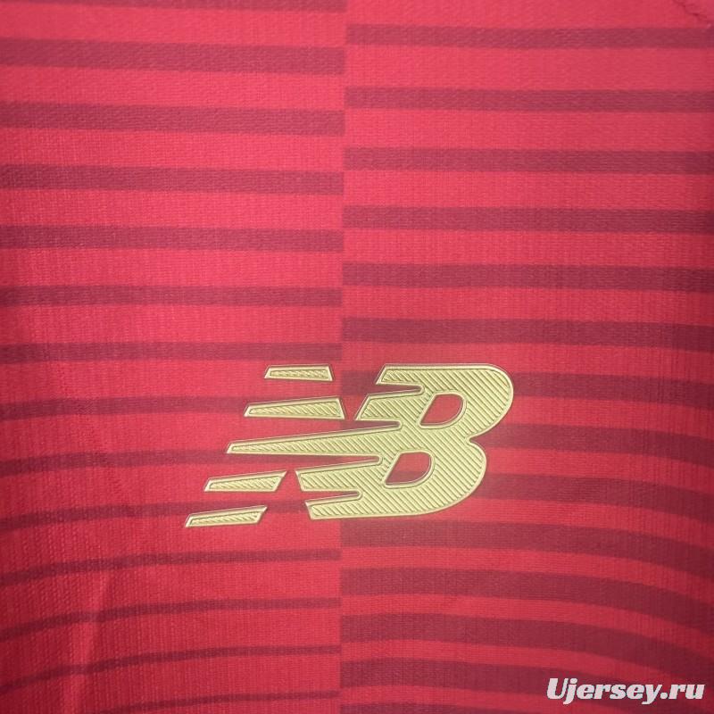 Player Version 25/26 Deportivo Toluca FC Red Home  Jersey