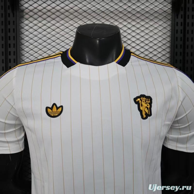Player Version 25/26 Manchester United White Casual Jersey