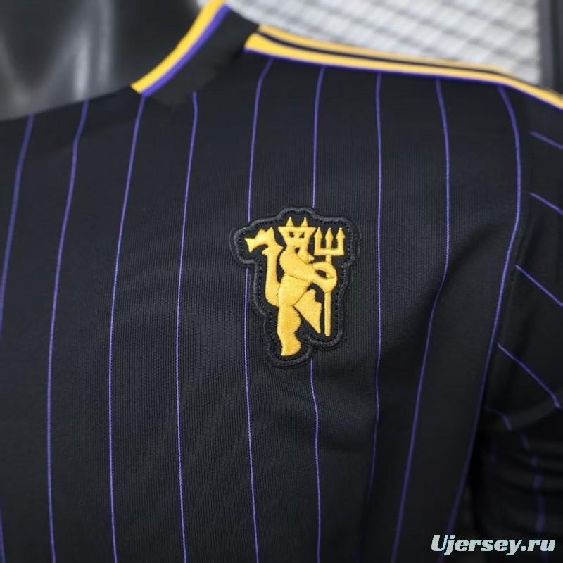 Player Version 25/26 Manchester United Black Casual Jersey