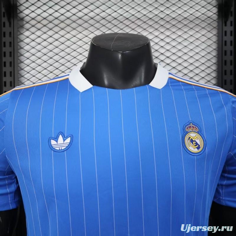 Player Version 25/26 Real Madrid Blue Casual Jersey