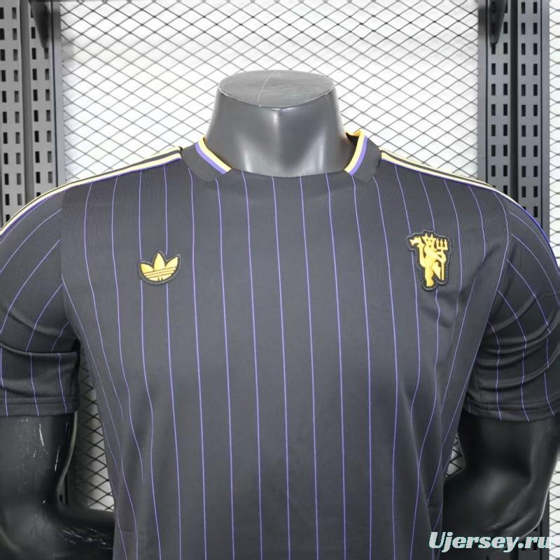 Player Version 25/26 Manchester United Black Casual Jersey