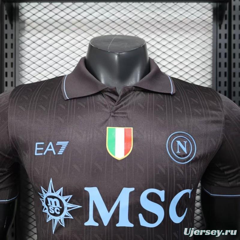Player Version 25/26 Napoli Third Black Jersey