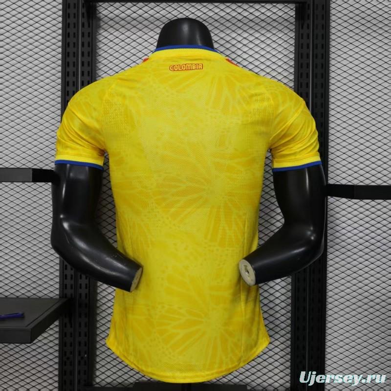Player Version 2025 Colombia Home Jersey