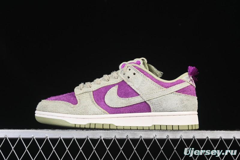 Nike Dunk Low Panda Viotech Green Purple Low-Top Casual Skate Shoes - IH7648-700