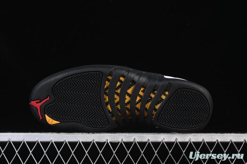 Nike Air Jordan 12 Retro Taxi Gold Buckle Basketball Shoes - CT8013-117