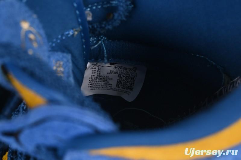 Nike Dunk Low Panda Blue Orange Low-Top Casual Skate Shoes - IH7648-700