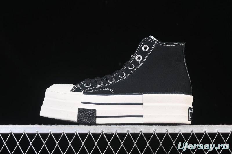 Rick Owens Drkshdw Converse Chuck 70 High Top Platform Casual Canvas Shoes - A06754C