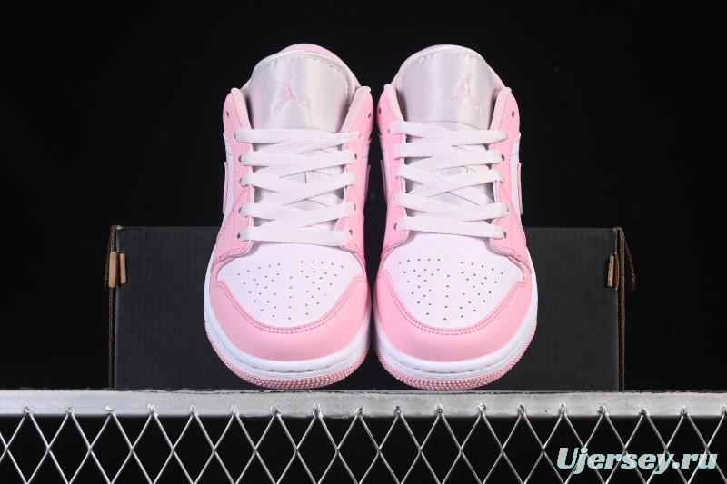 Nike Air Jordan 1 Low AJ1 Pearl Pink Low-top Casual Sneakers - 553560-614