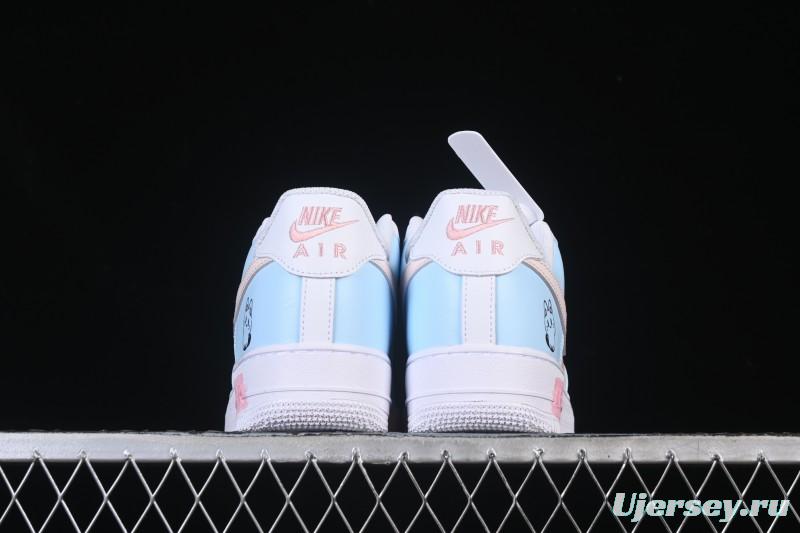 Nike Air Force 1 '07 Low Casual Sneakers with Custom Design - ZH0316-107