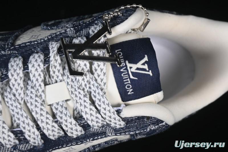 Nike Air Force 1 '07 Low LV Collaboration White Blue Casual Sneakers - YF9511-812