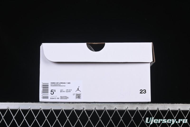 Nike Air Jordan 1 Mid AJ1 Orange Sunshine - DQ8426-180