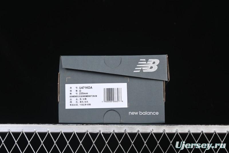 New Balance 471 Series Fabric and Leather Lifestyle Casual Shoes - U471KDA