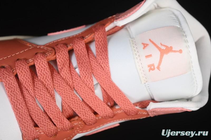 Nike Air Jordan 1 Mid AJ1 Orange Sunshine - DQ8426-180