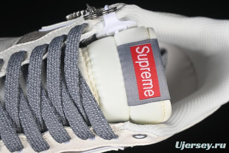 Nike Air Force 1 '07 Low Supreme Collaboration Beige Canvas Casual Sneakers - XX3168-210