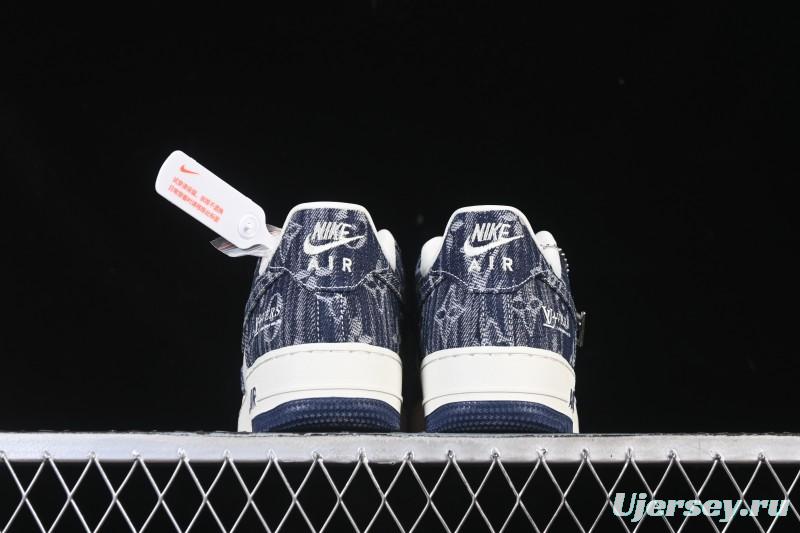 Nike Air Force 1 '07 Low LV Collaboration White Blue Casual Sneakers - YF9511-812