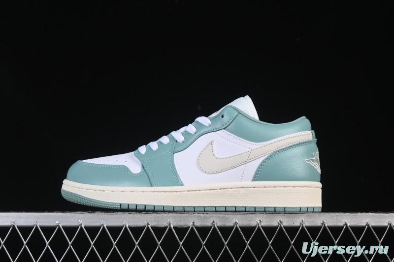 Nike Air Jordan 1 Low AJ1 Fresh Mint Green Low-Top Casual Skate Shoes DC0774-138