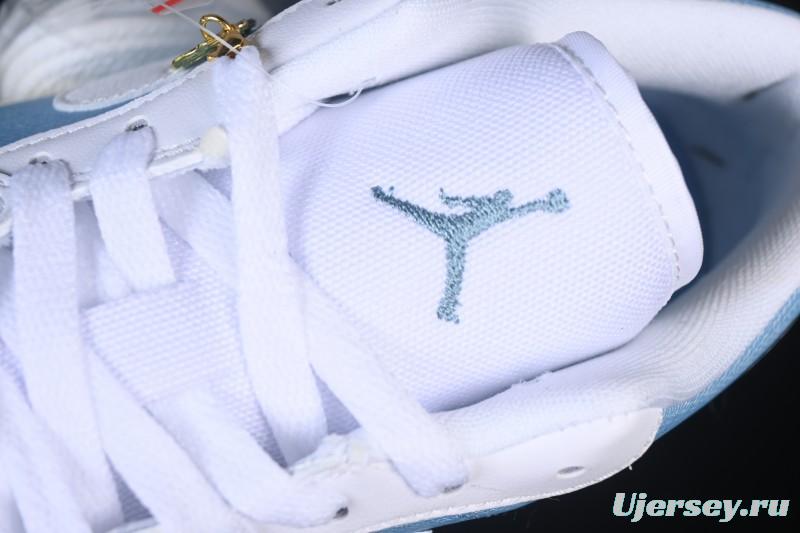 Nike Air Jordan 1 Low Denim Retro Basketball Shoes - HQ2004-400