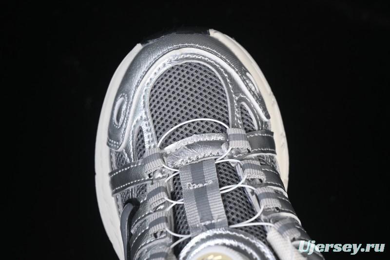 Nike P-6000 Retro Casual Sports Kids Shoes - Silver White Swoosh