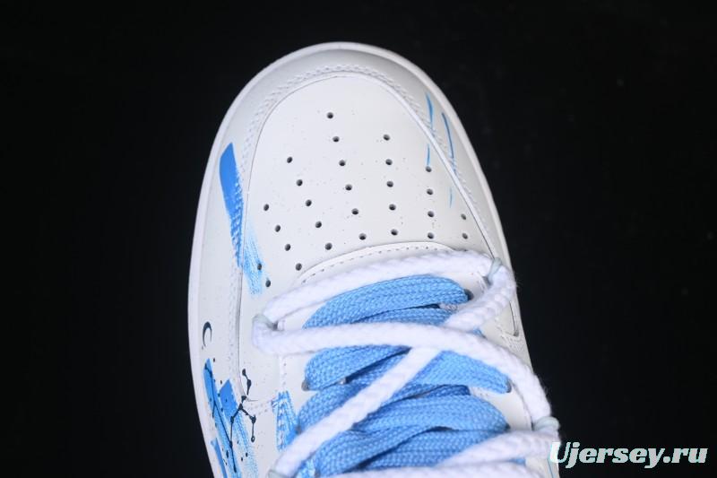 Nike Air Force 1 '07 Low Sagittarius Hand-Painted Doodle Zodiac Series Low-Top Casual Sneakers - 11231221