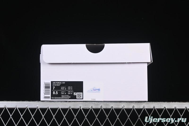 Nike Air Force 1'07 Low Libra Hand-Painted Zodiac Series Low-Top Casual Sneakers - 9231023