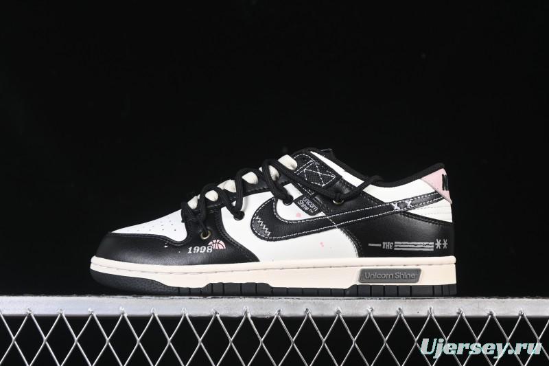 Nike SB Dunk Low Custom Strap Low-Top Casual Skate Shoes - DD1391-100