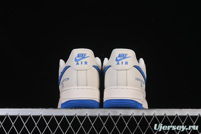 Nike Air Force 1 '07 Low LV Collaboration Mesh Panel Light Blue Low-Top Casual Sneakers - QW5836-025