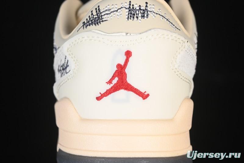 Nike Air Jordan Flight Court SP Retro Sports Sneakers - HQ2958-100