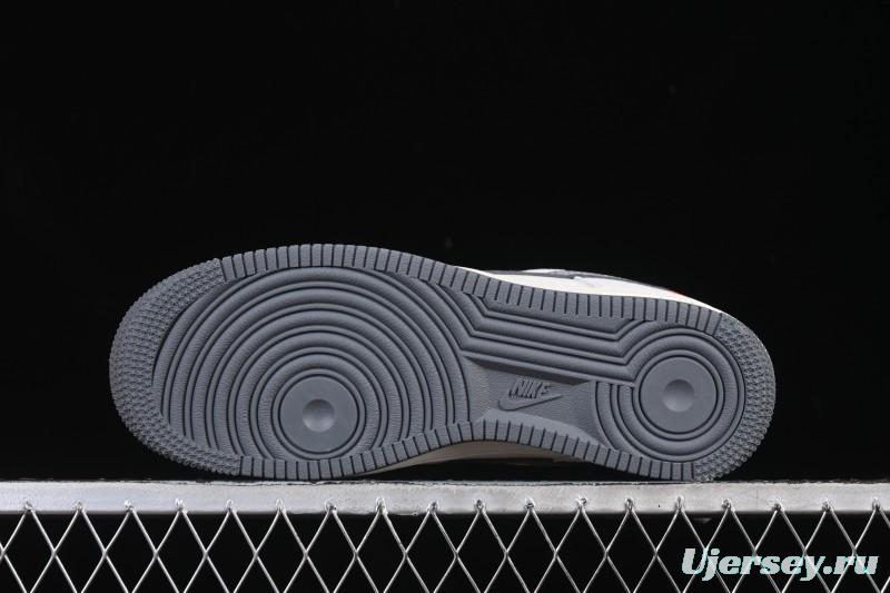 Nike Air Force 1 '07 Low LV Collaboration Grey Hook Woven Label Casual Sneakers - CX5050-Y25